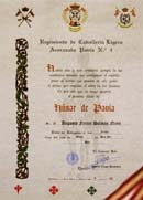 Ferrer Dalmau , Húsar de Pavía